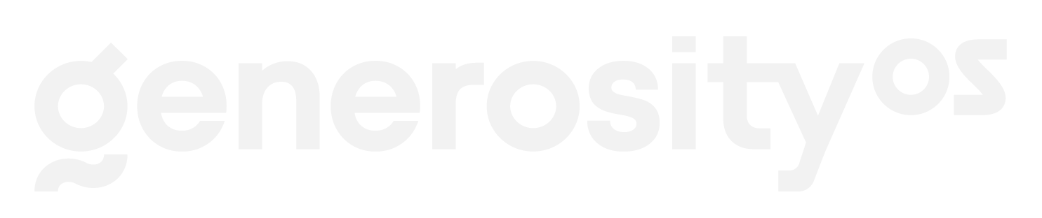 GENEROSITY OS LOGO - SOFT WHITE